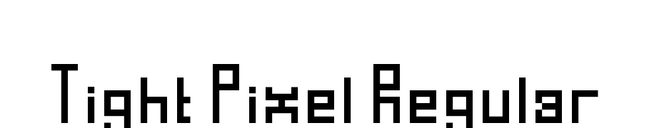 Tight Pixel Regular Font Download Free